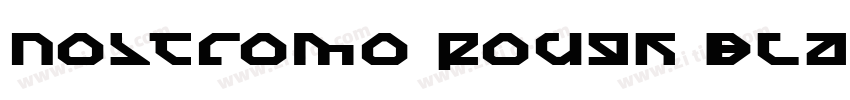 Nostromo Rough Black字体转换